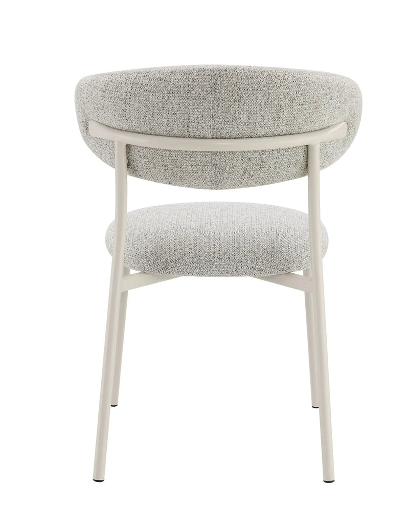 Kalam - Fabric Side Chair (Set of 2) - Light Gray by HouseOfZazla