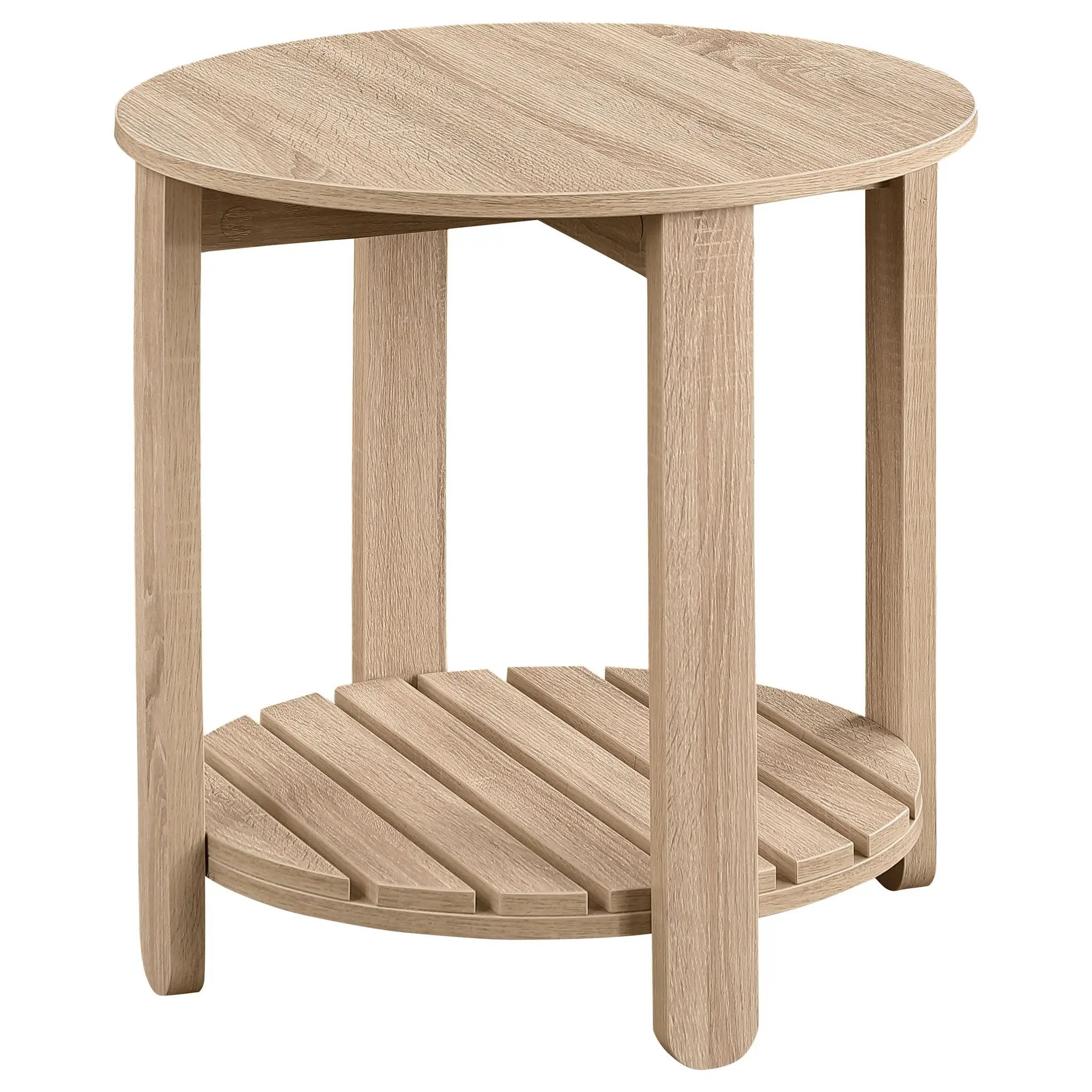 Altos - 1 Shelf Round Table by HouseOfZazla