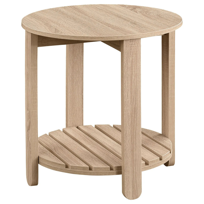 Altos - 1 Shelf Round Table by HouseOfZazla