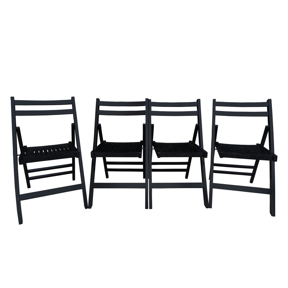 Foldable Solid Wood Special Event Chair Set - Set of 4 (Multiple Colors), photo 2 of 40