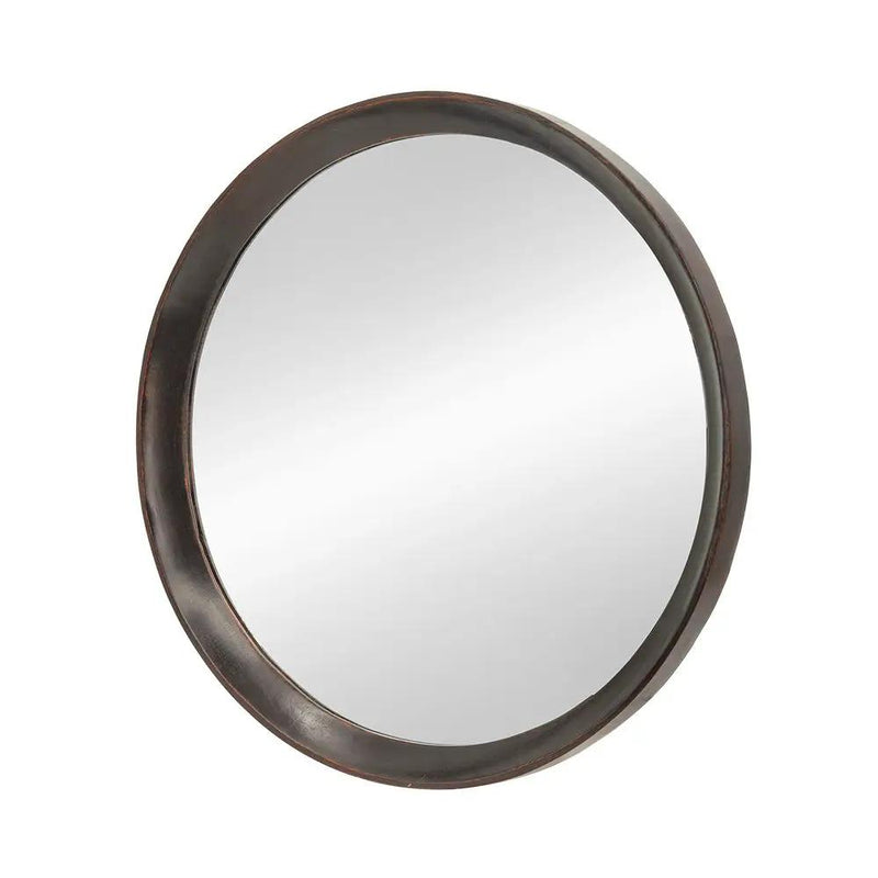 Transitional Decor Style Wall Mirror Decor With Frame For Bathroom by HouseOfZazla