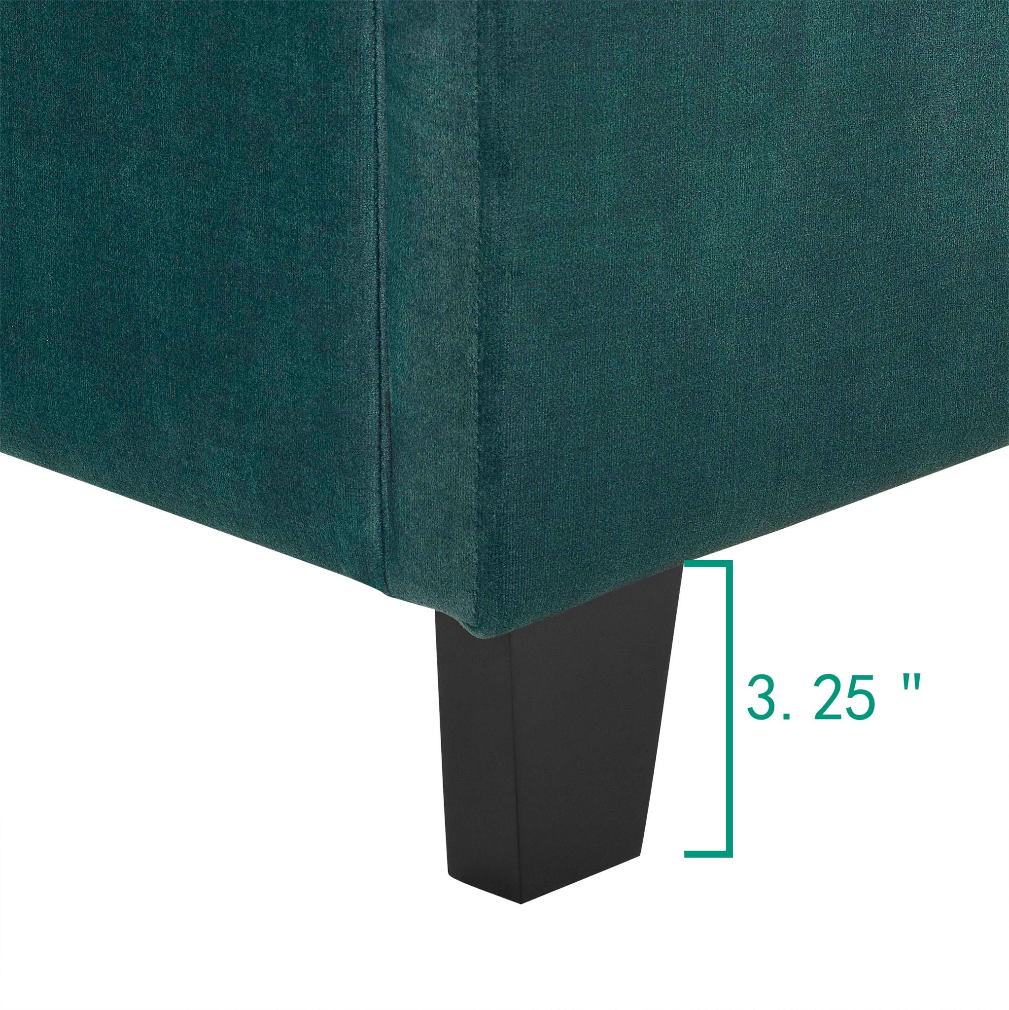 Tufted Upholstered Headboard Platform Bed by HouseOfZazla