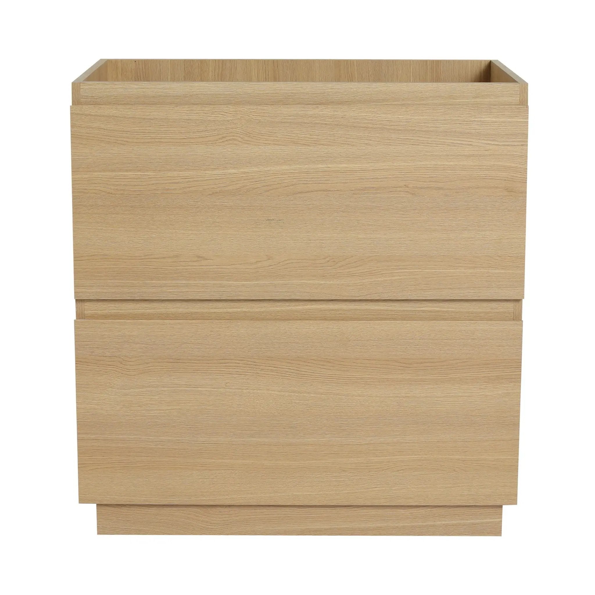 Modern Freestanding Bathroom Vanity Cabinet With Double Drawer by Unique Piece Furniture
