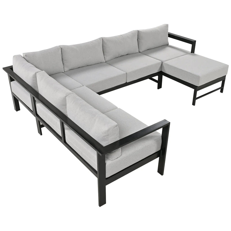 U_Style U-Shaped Outdoor Sectional Sofa Set by HouseOfZazla