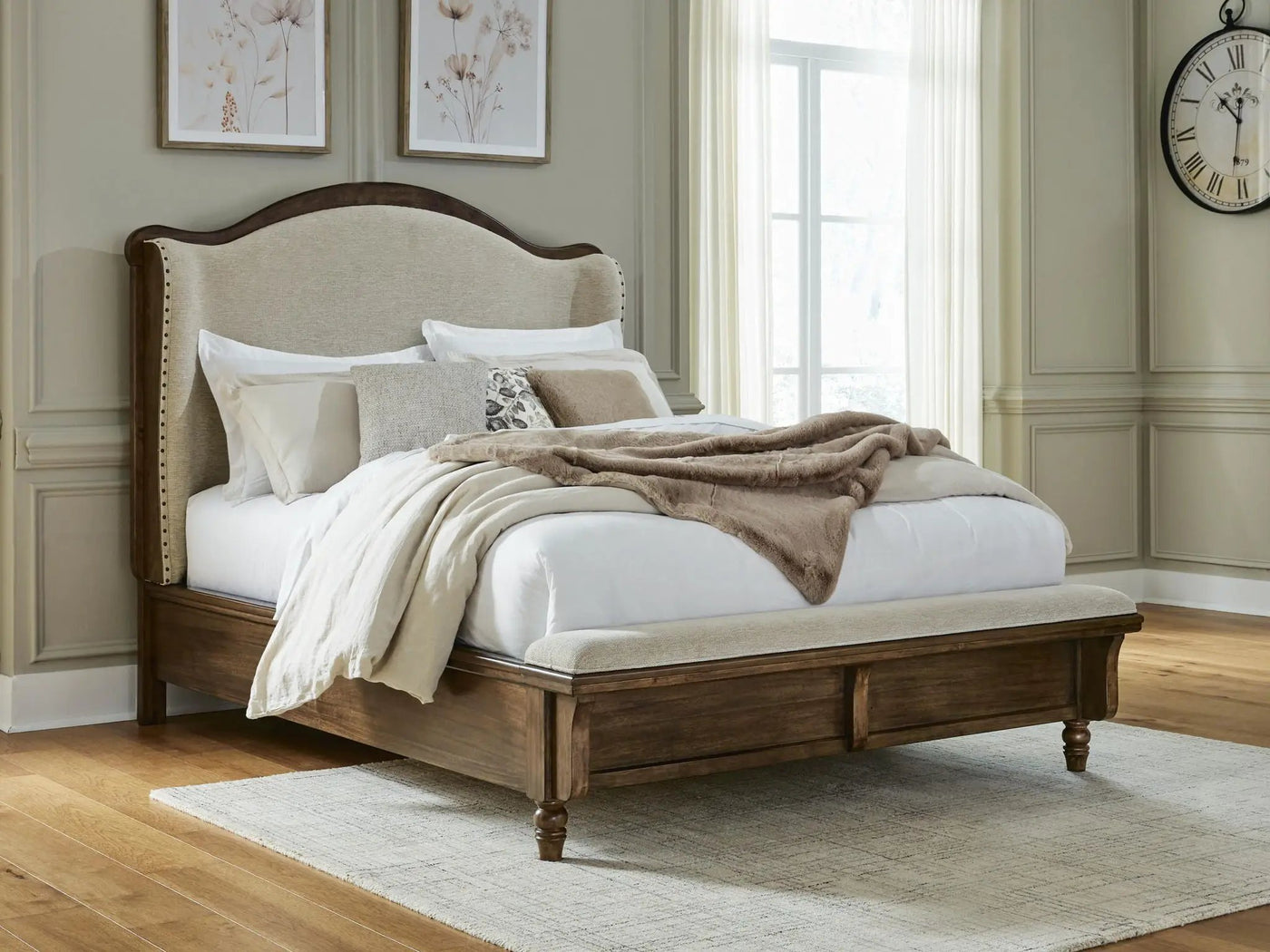 Sturlayne - Upholstered Panel Bed by Unique Piece Furniture