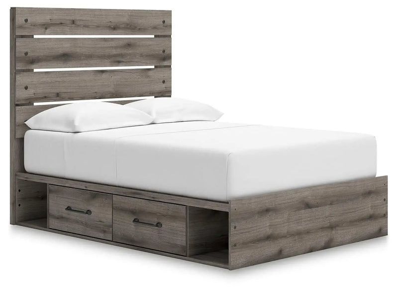 Graystorm - Panel Bed With Storage by Unique Piece Furniture