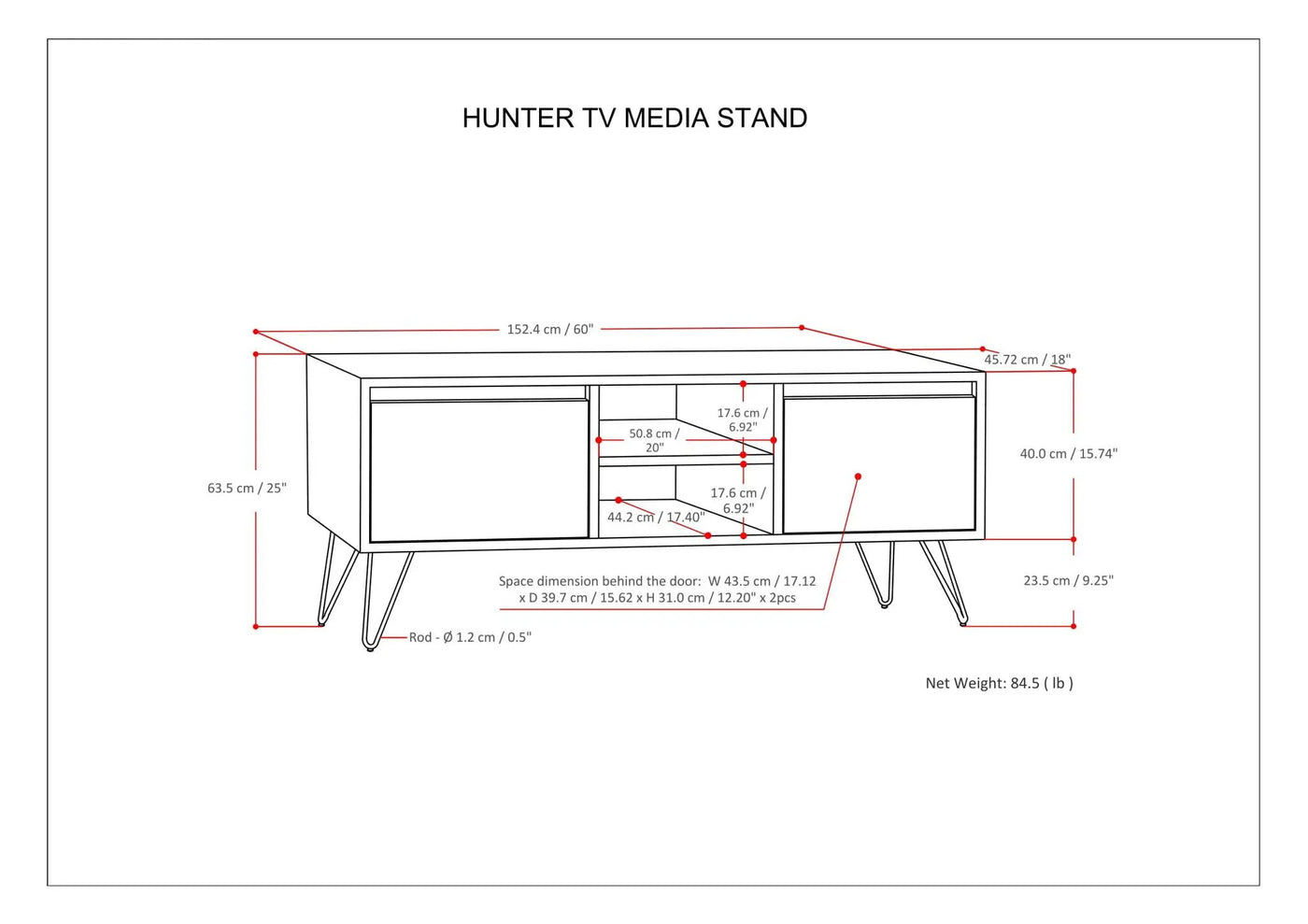 Hunter - Handcrafted TV Media Stand by HouseOfZazla