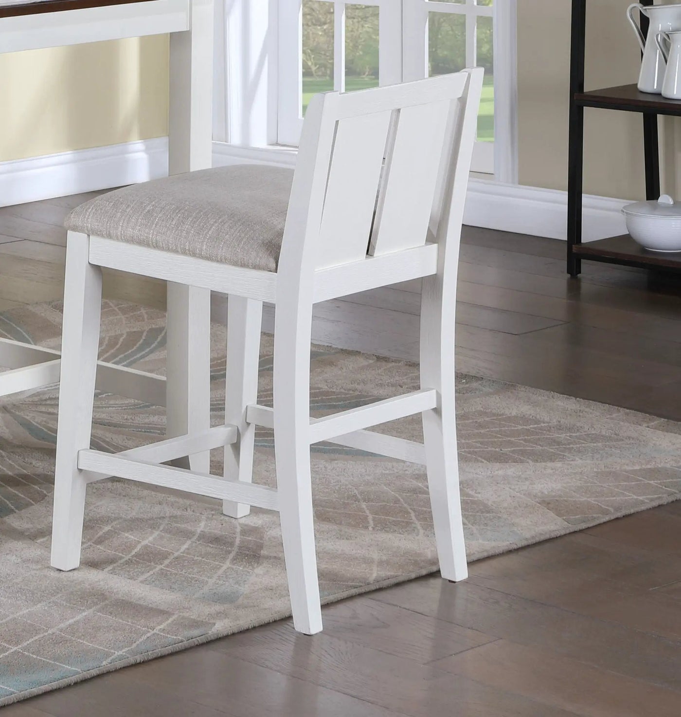 Graham - 20" Upholstered Seat Counter Height Chair (Set of 2) by HouseOfZazla