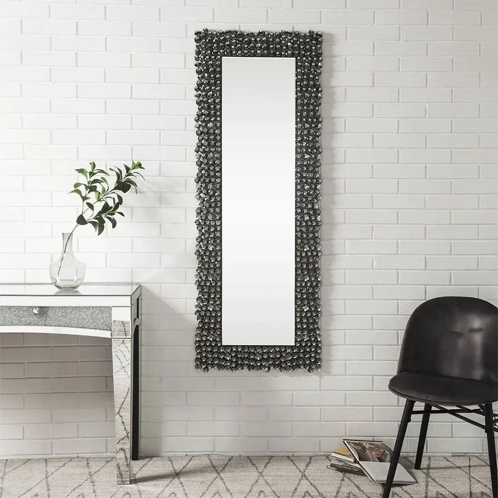 Kachina - 63" Accent Mirror - Mirrored & Faux Gems by Unique Piece Furniture
