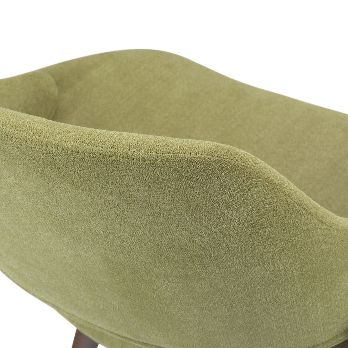Upholstered Bentwood Dining Chair with Curved Padded Seat - Multiple Colors, photo 9 of 32