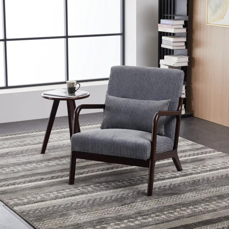 Mid-Century Modern Accent Chair & Coffee Table Set by HouseOfZazla