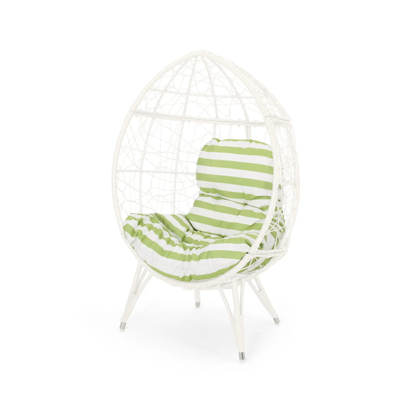 Cosmos - Round Hammered Iron Teardrop Chair by HouseOfZazla