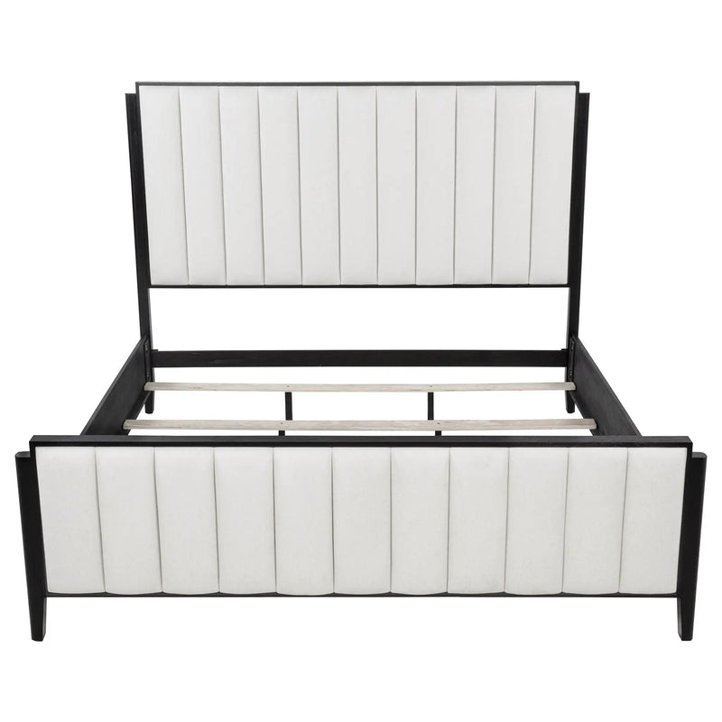 Brookmead 60-inch Upholstered Eastern King Bed Black by Unique Piece Furniture
