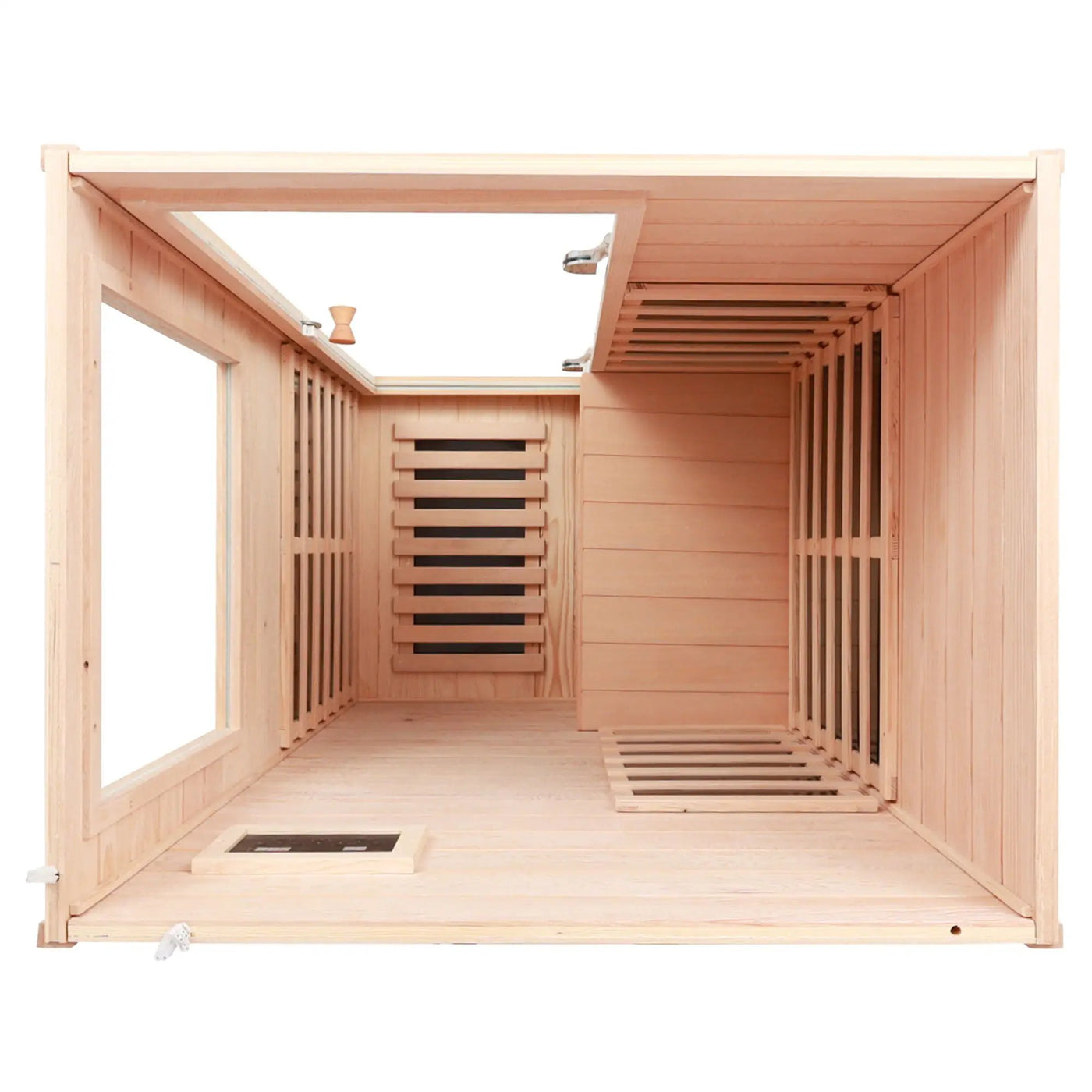 Hemlock Mini 1 Person Far Infrared Door Indoor Sauna Room by HouseOfZazla