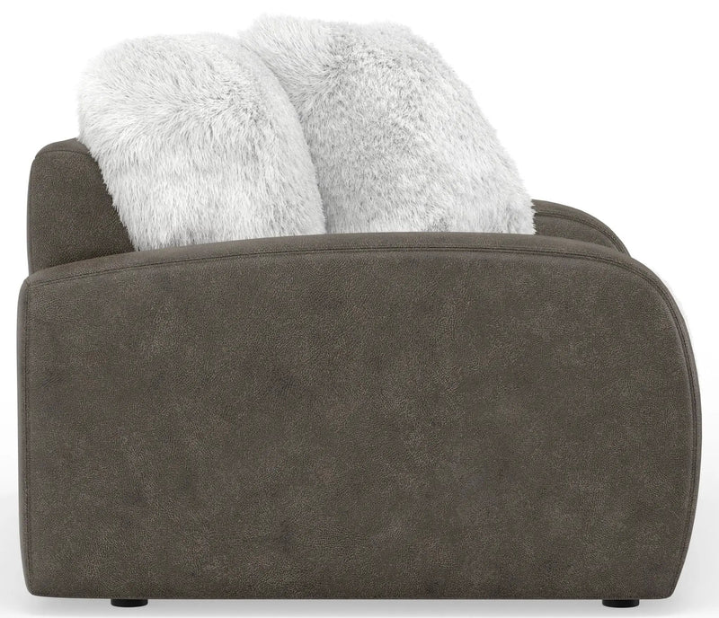 Snowball - Chair & 1/2 - Taupe by Unique Piece Furniture