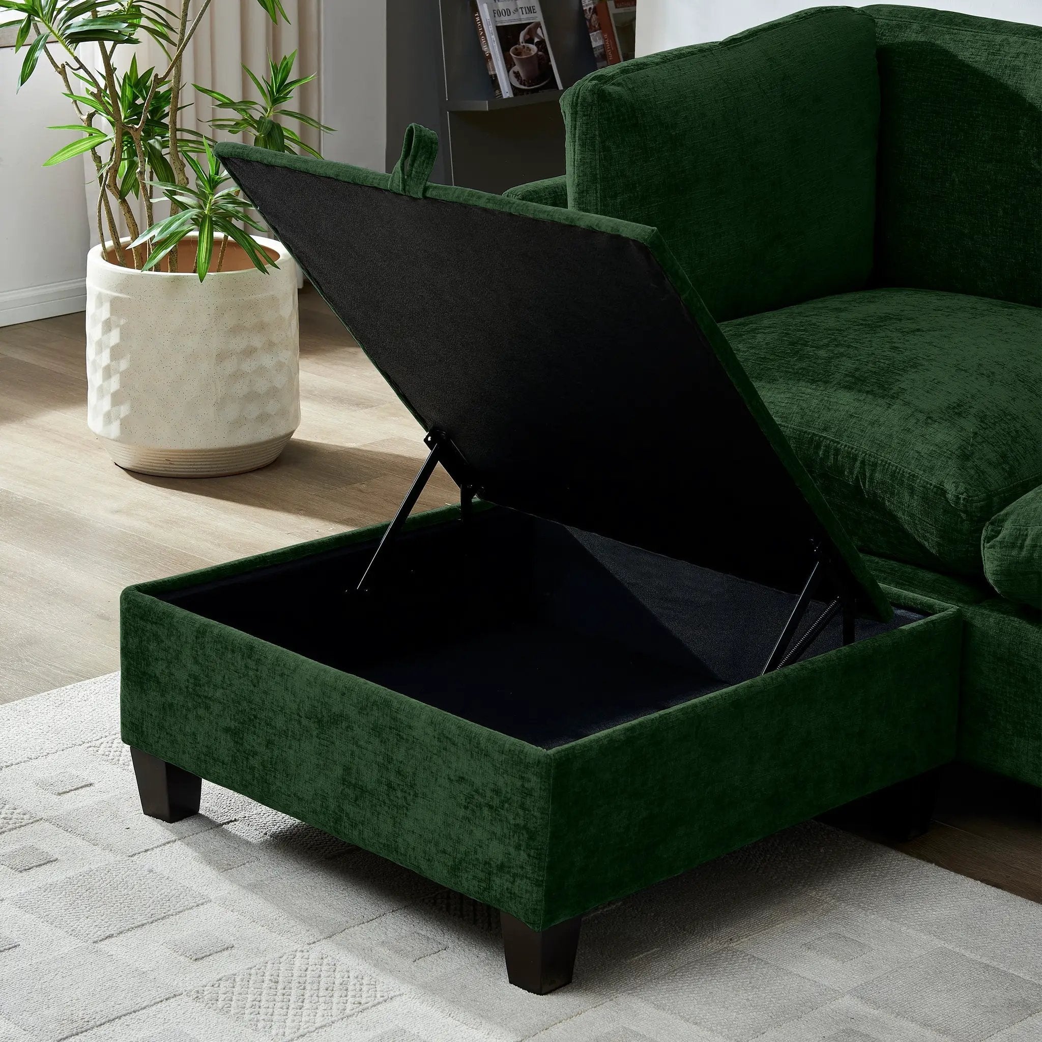 96.5" Sectional Couch for Living Room by HouseOfZazla