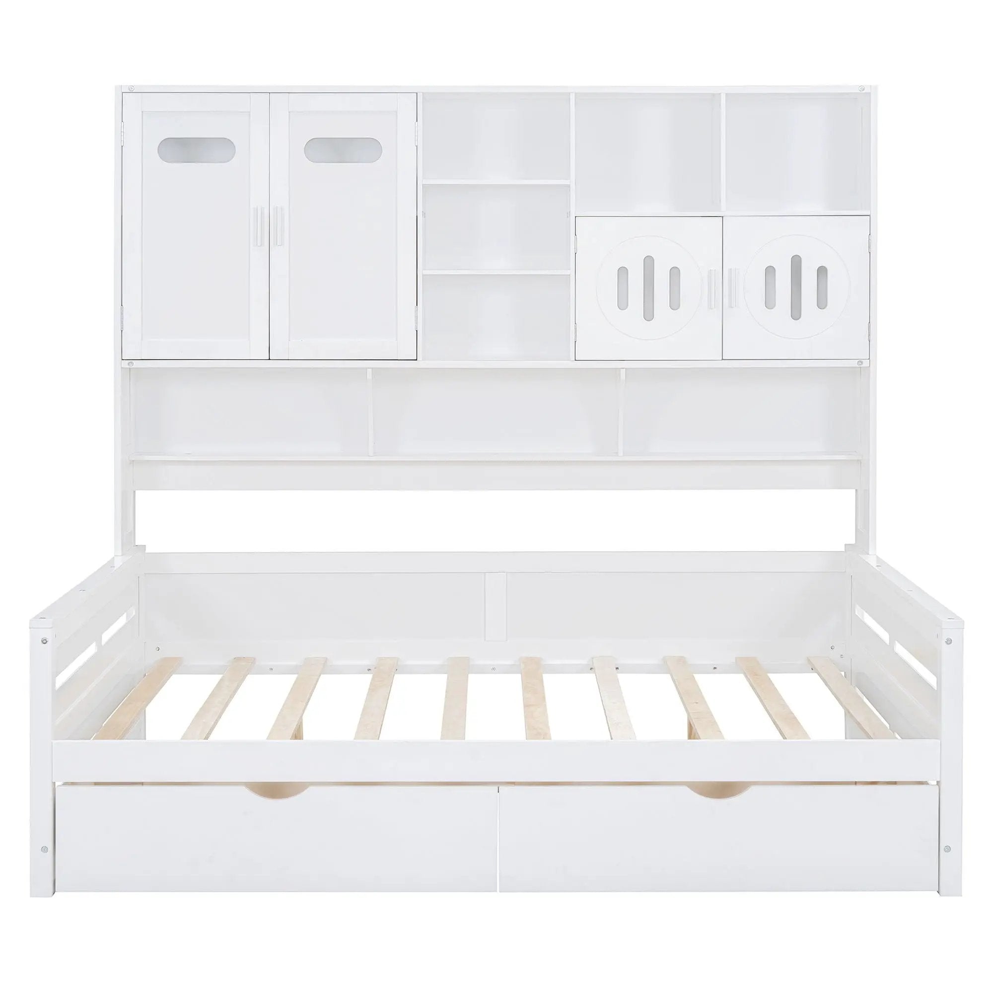 Daybed With All-In-One Cabinet And Shelf by Unique Piece Furniture