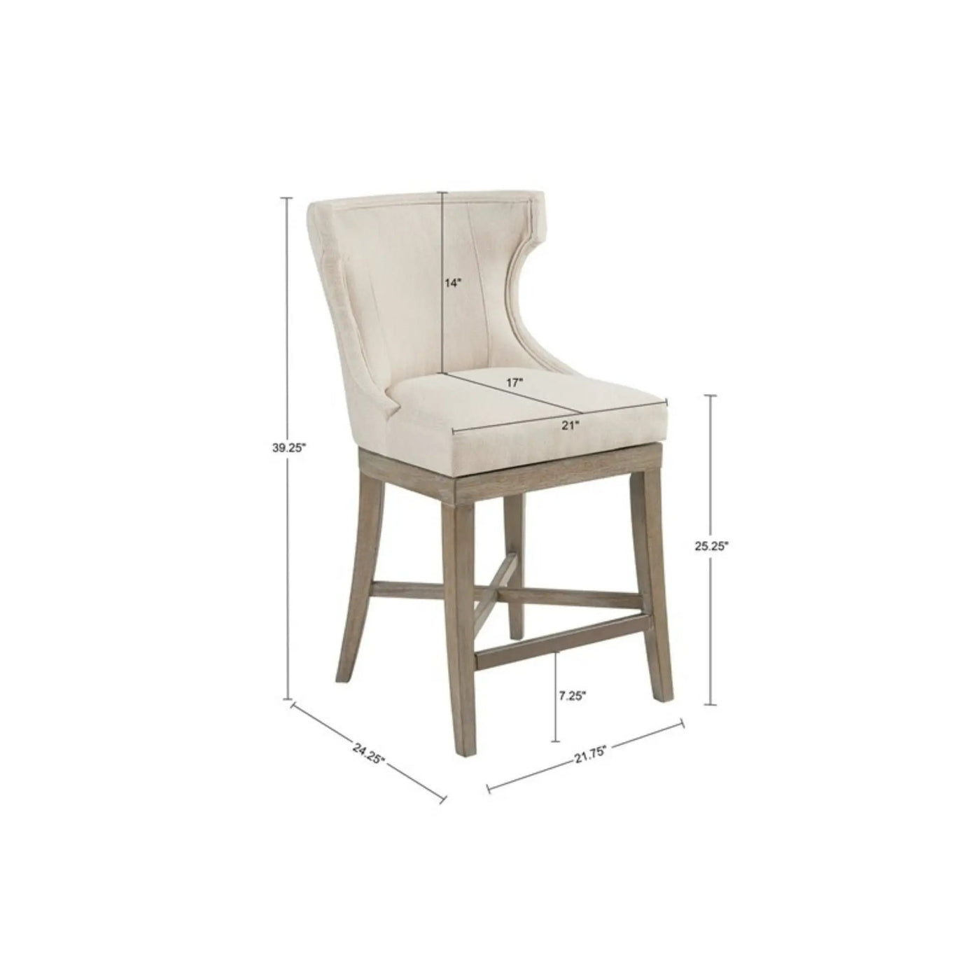 Carson - Counter Stool With Swivel Seat by HouseOfZazla