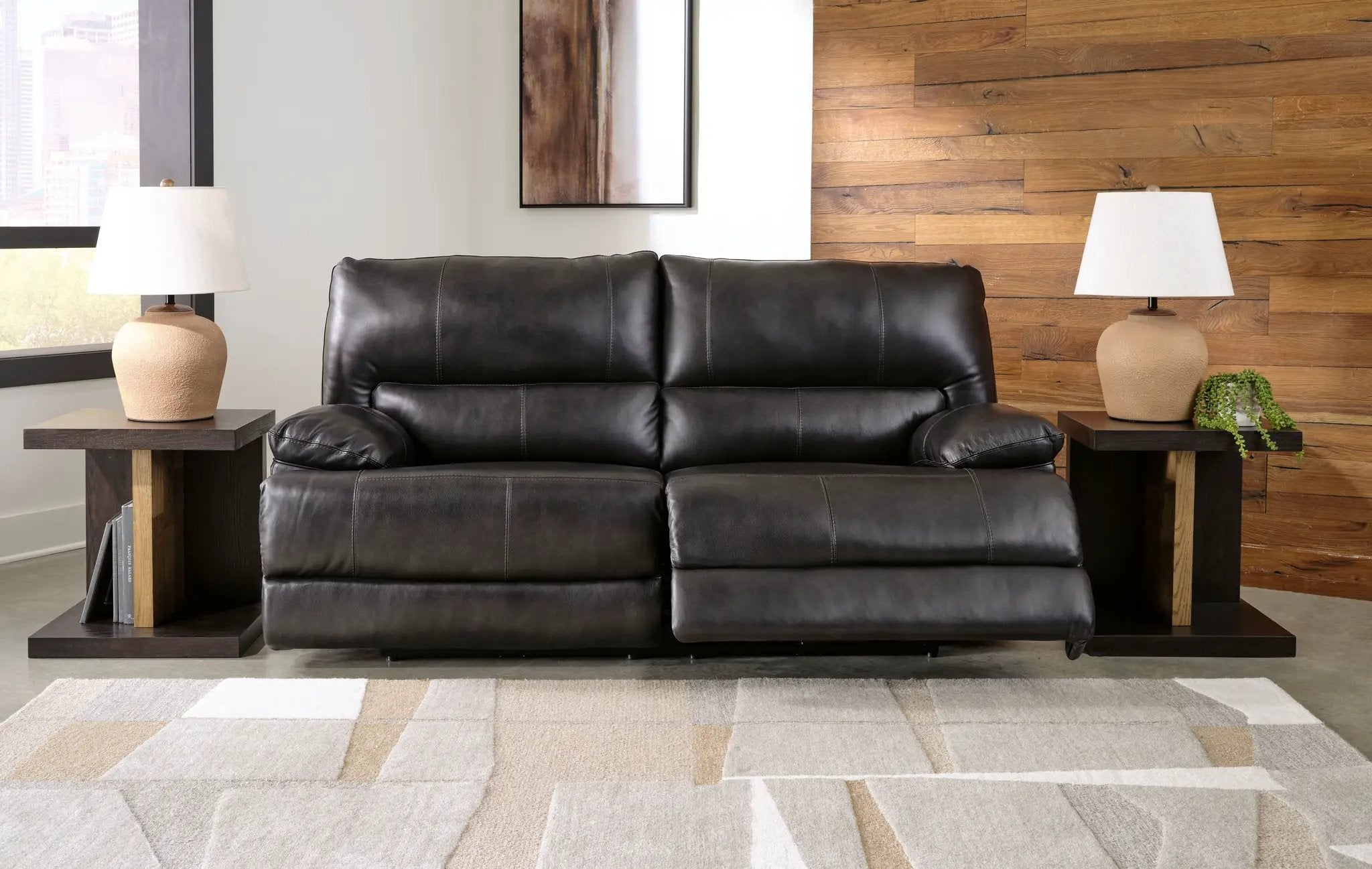 Mountainous - 2 Seat Power Reclining Sofa With Adj Headrest - Eclipse by Unique Piece Furniture