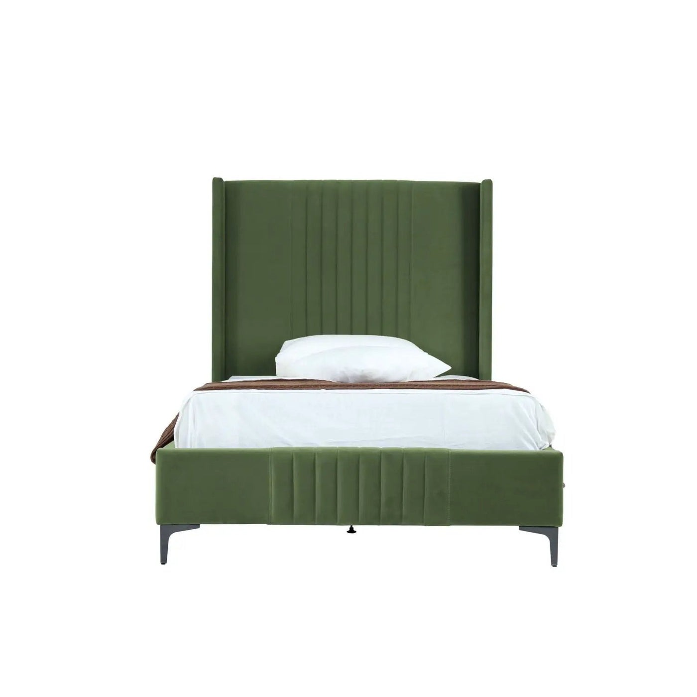 Promenade - Bed With Upholstered Headboard And Slats by HouseOfZazla
