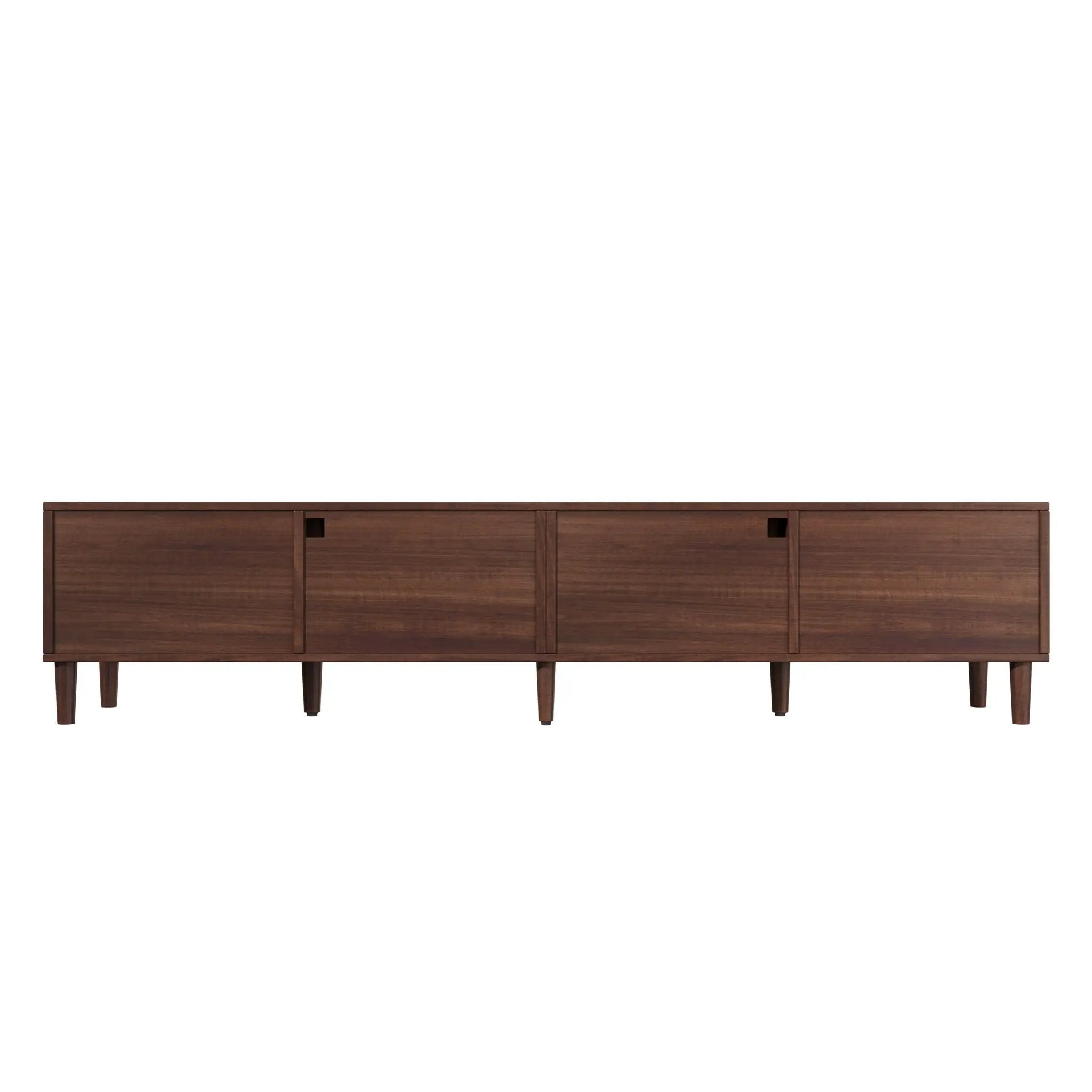 TV Stand With App-Controlled LED Lights, 2 Drawers & Door Storage