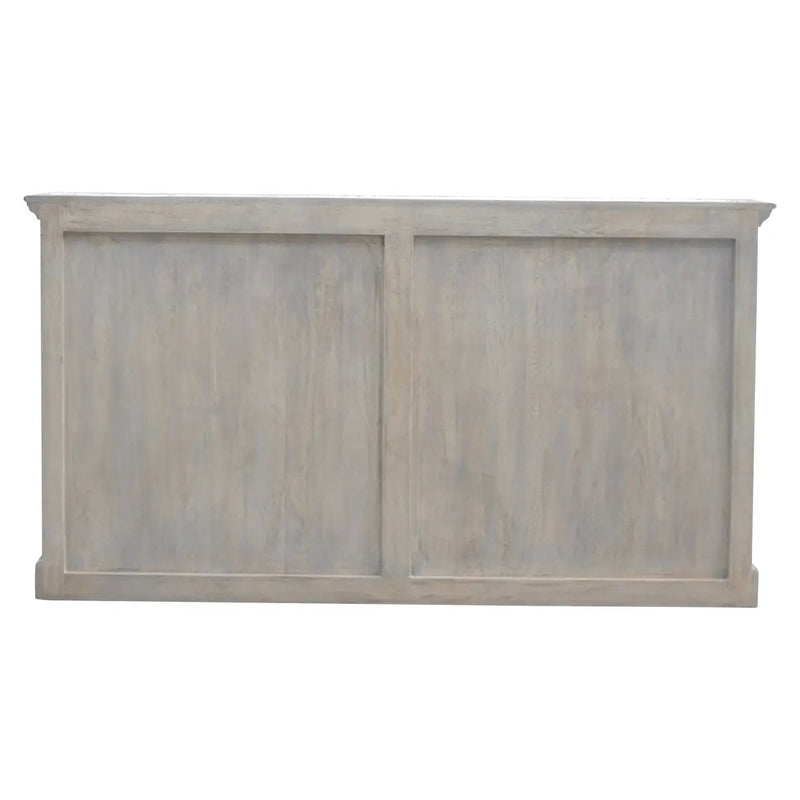 Solid Wood Stone Acid Wash Glazed Sideboard by HouseOfZazla