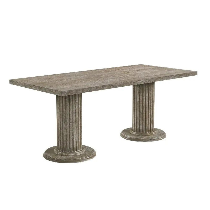 Gabrian - 31" Dining Table - Reclaimed Gray by Unique Piece Furniture