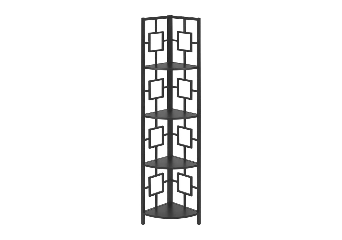 4 Tier Corner Bookshelf - Contemporary & Modern by HouseOfZazla