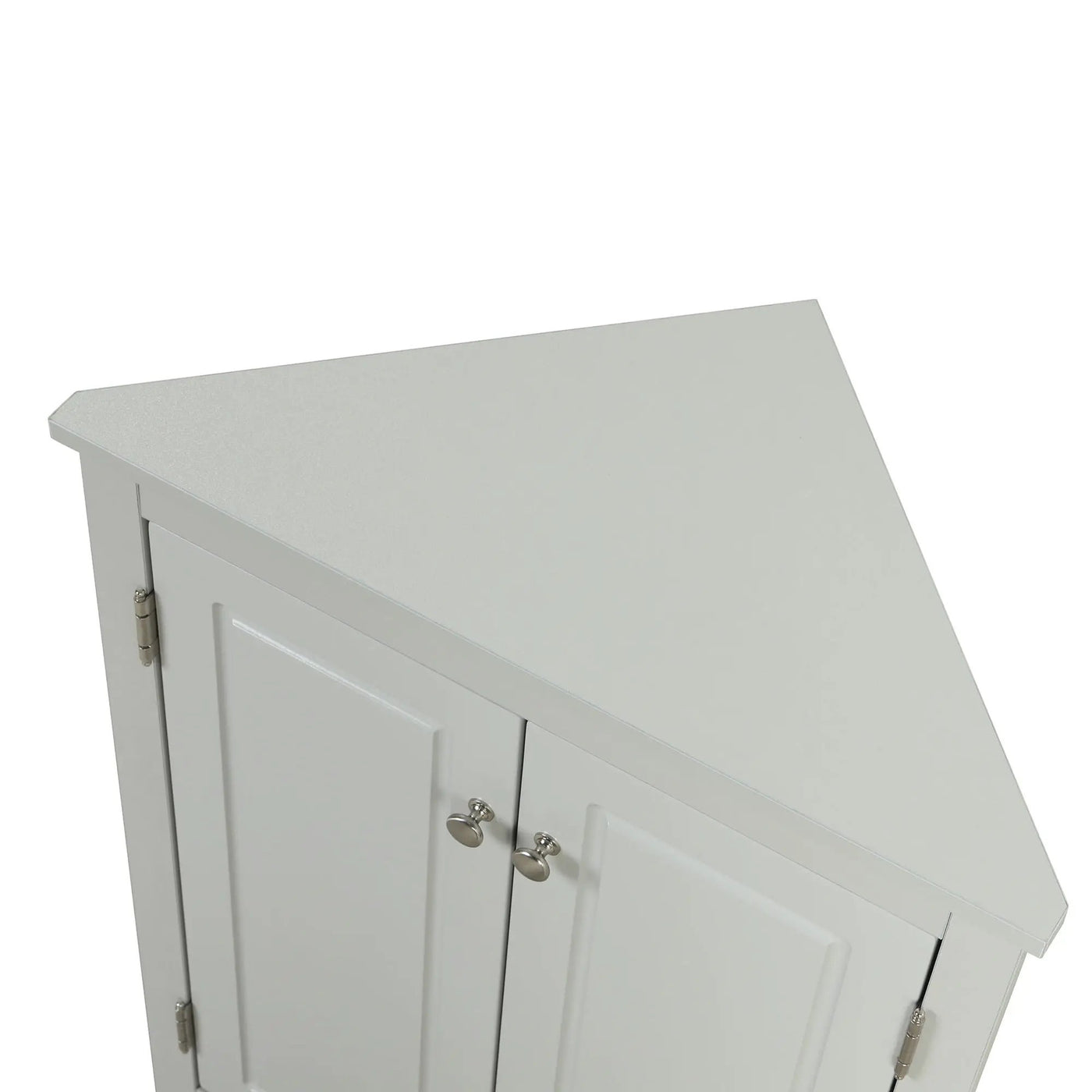Triangle Bathroom Storage Cabinet With Adjustable Shelves, Freestanding Floor Cabinet For Home Kitchen by HouseOfZazla