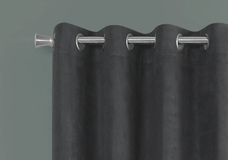 2 Pieces Set, Curtain Panel, Room Darkening, Grommet by Unique Piece Furniture