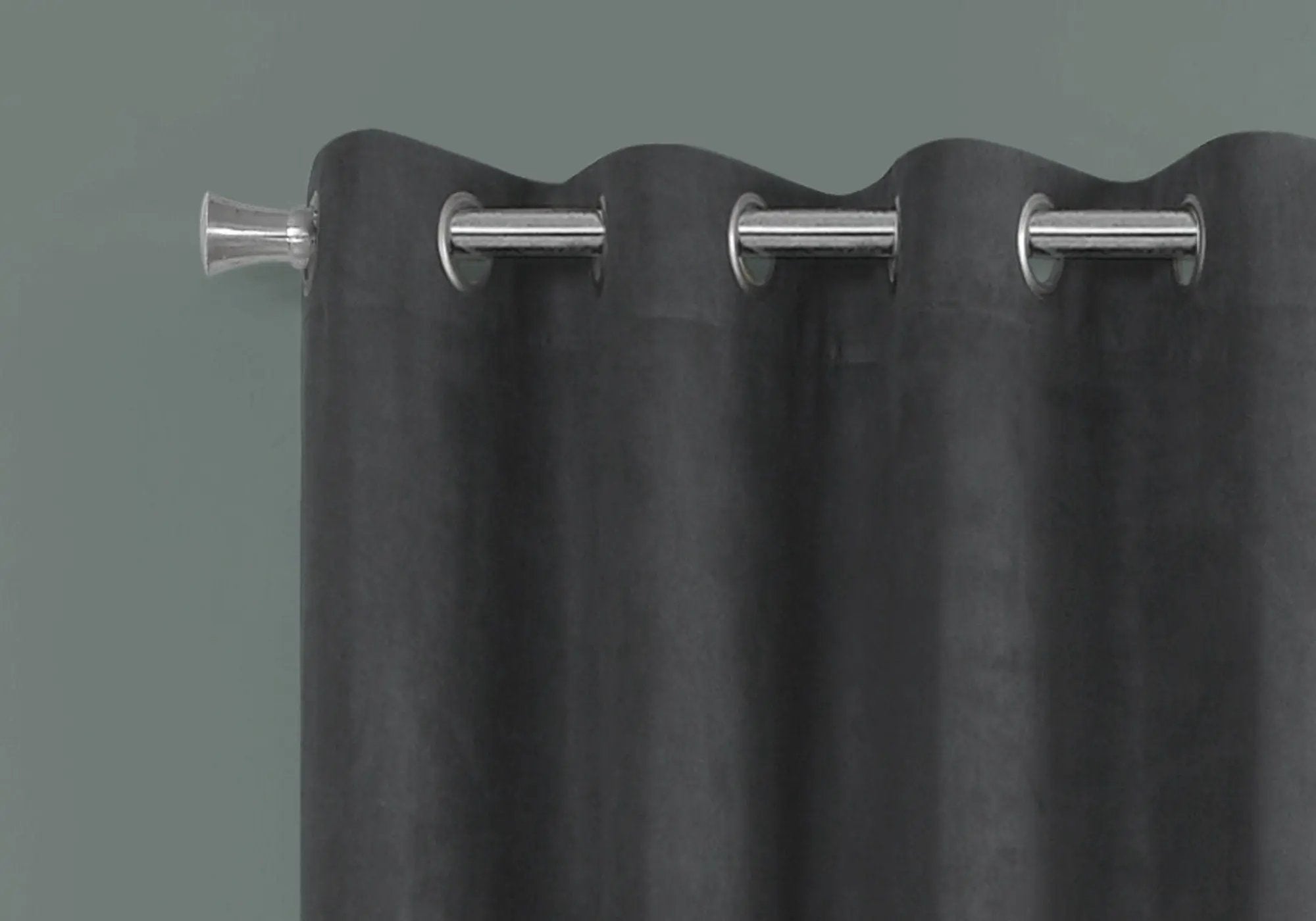 2 Pieces Set, Curtain Panel, Room Darkening, Grommet by Unique Piece Furniture