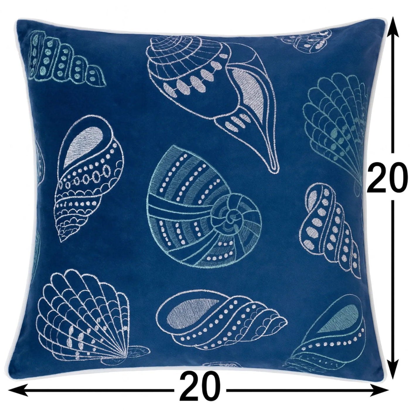 Seashells Pillow Cover by HouseOfZazla