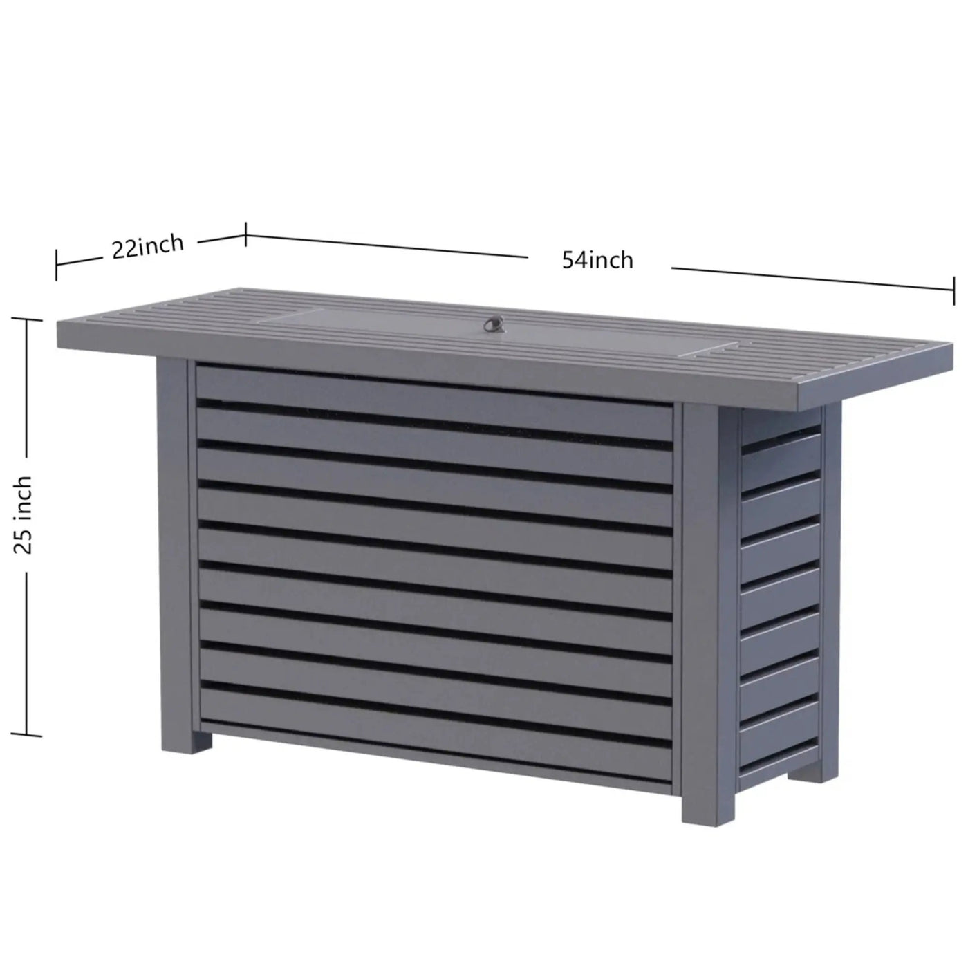 Propane / Gas Outdoor Fire Pit Table With Lid by HouseOfZazla