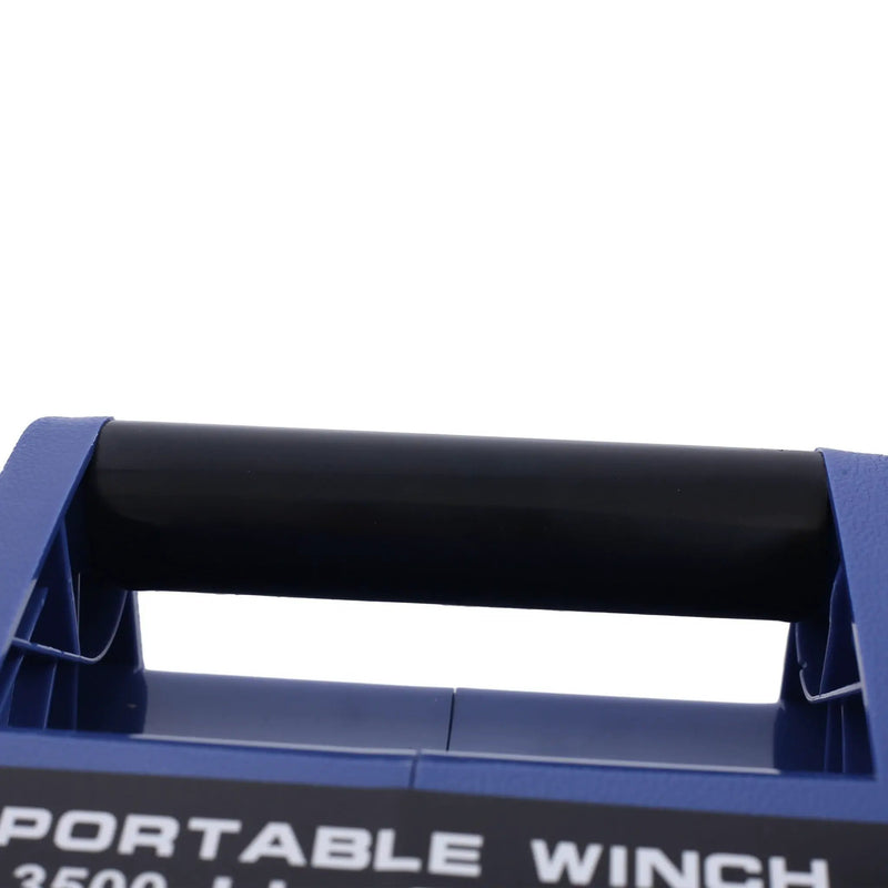Reversible Electric 12V Trailer Winch For Boats Up To 5000 Lbs, Galvanized Wire Rope Casing - Blue by HouseOfZazla
