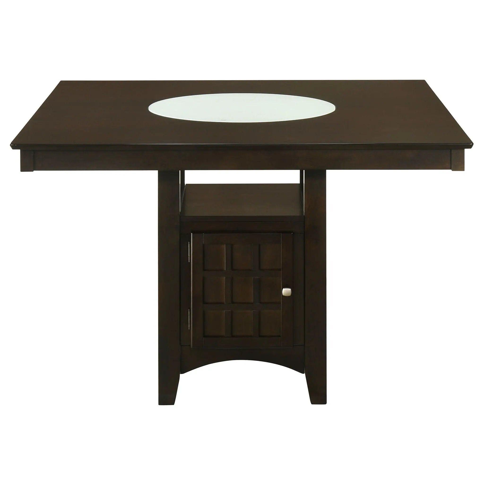 Gabriel 52-inch Counter Height Dining Table Cappuccino by Unique Piece Furniture