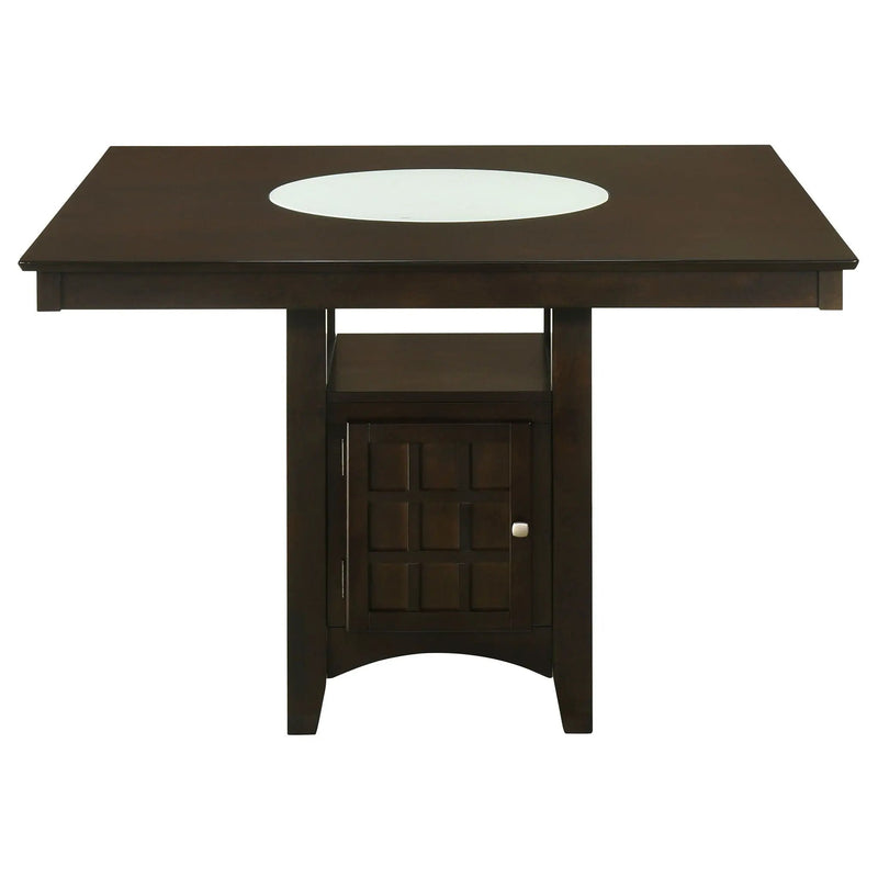 Gabriel 52-inch Counter Height Dining Table Cappuccino by Unique Piece Furniture