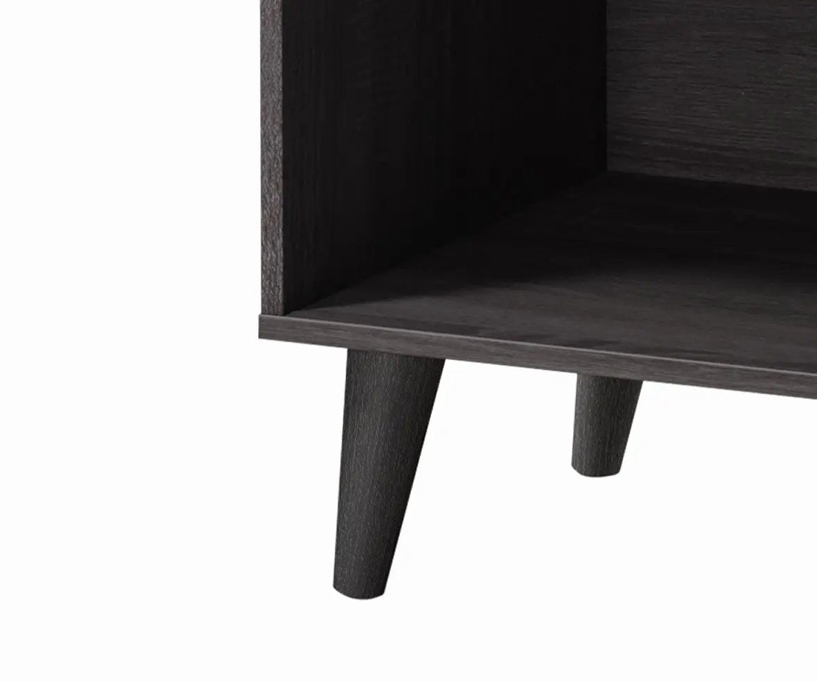 Amidon - TV Stand, With 2 Storage Shelves And 1 Cabinet by HouseOfZazla