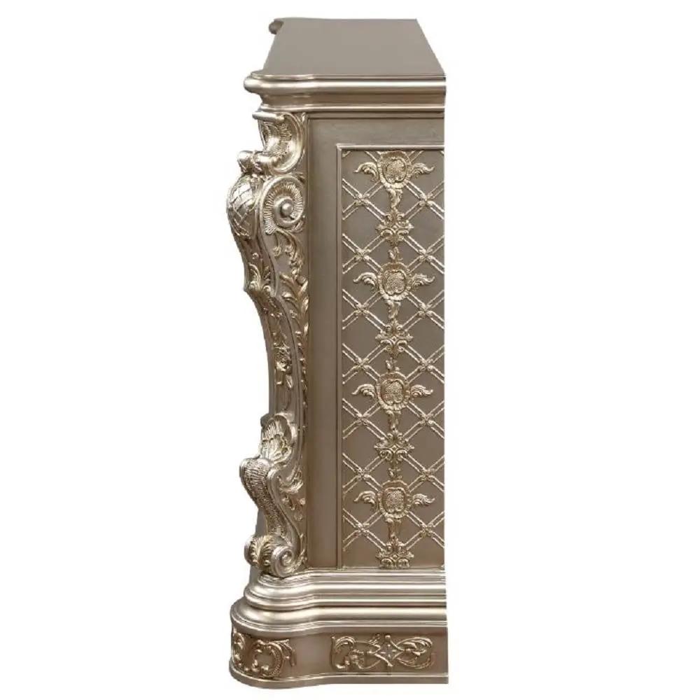 Danae - Fireplace - Antique Silver by Unique Piece Furniture