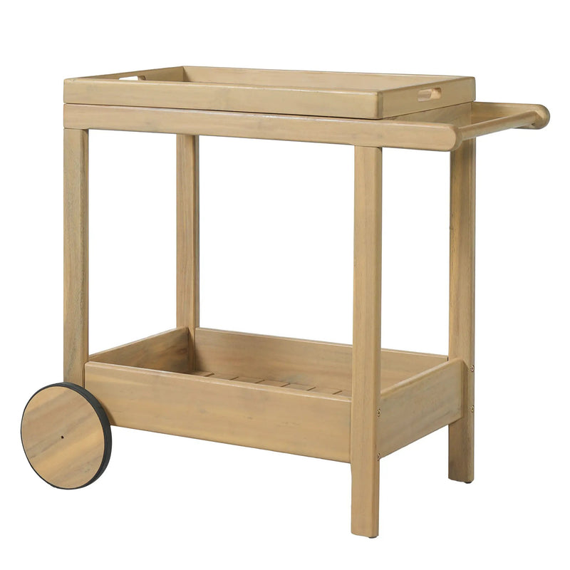 Saratoga Outdoor Rolling Bar Cart by HouseOfZazla