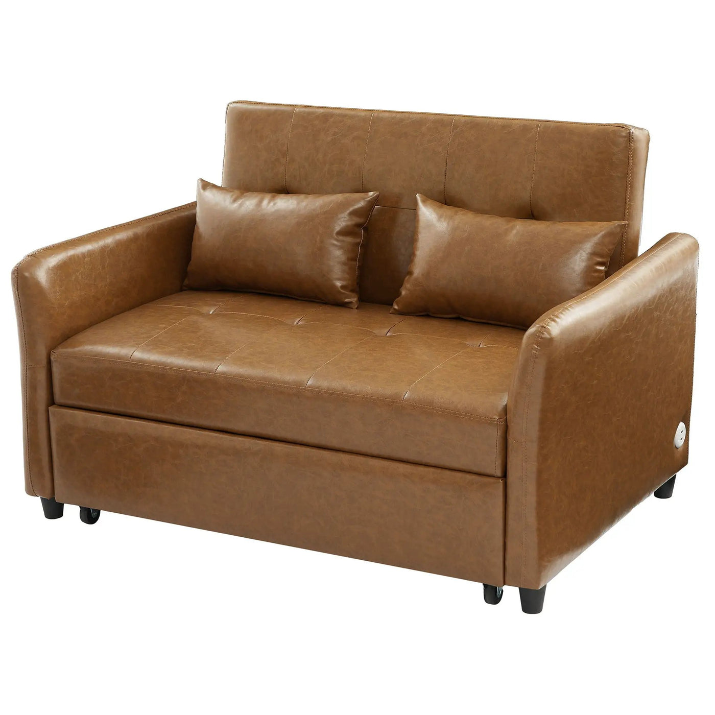 Convertible Sleeper Sofa Bed With 3 USB Ports by HouseOfZazla