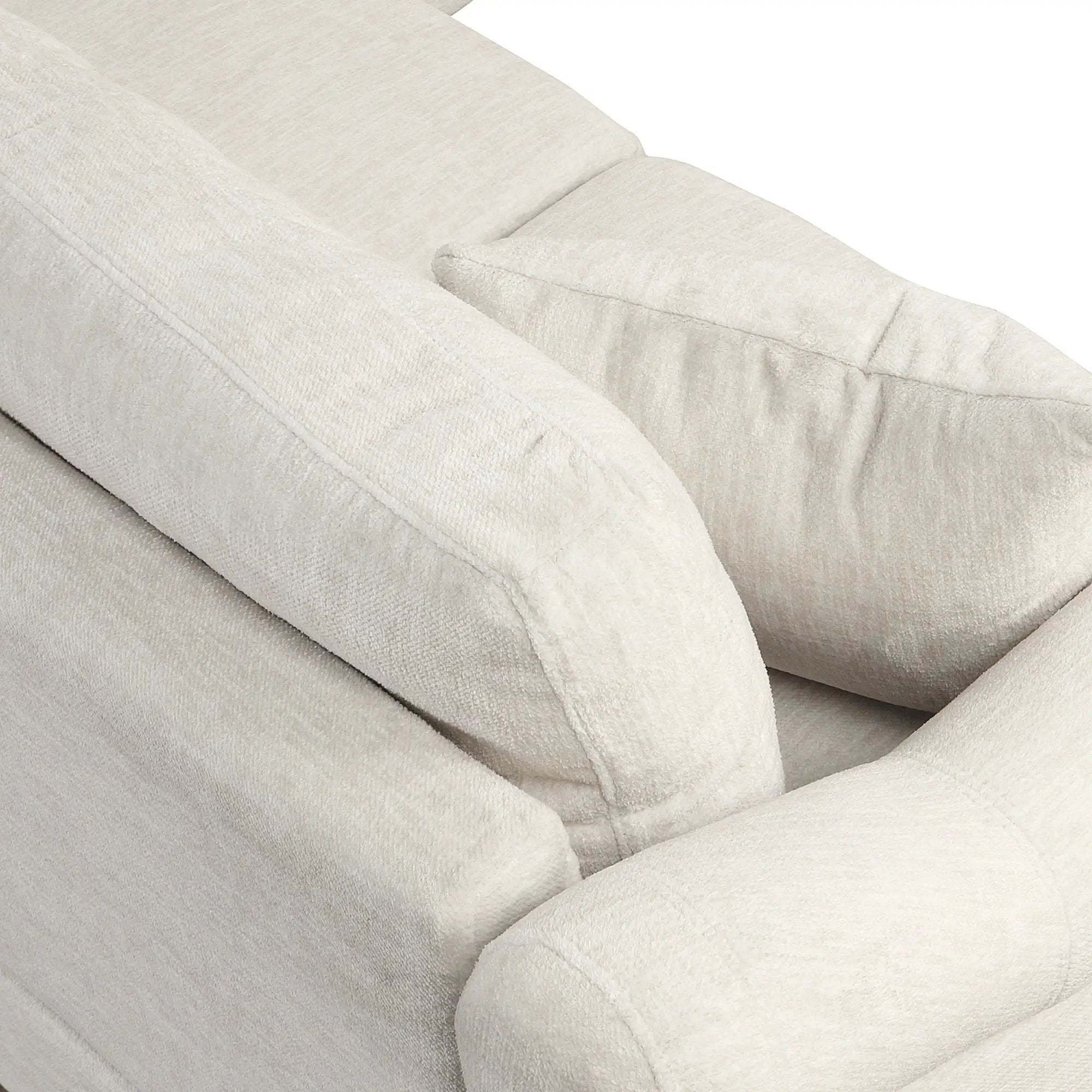 Contemporary U - Shaped Sectional Sofa With Movable Storage Ottoman