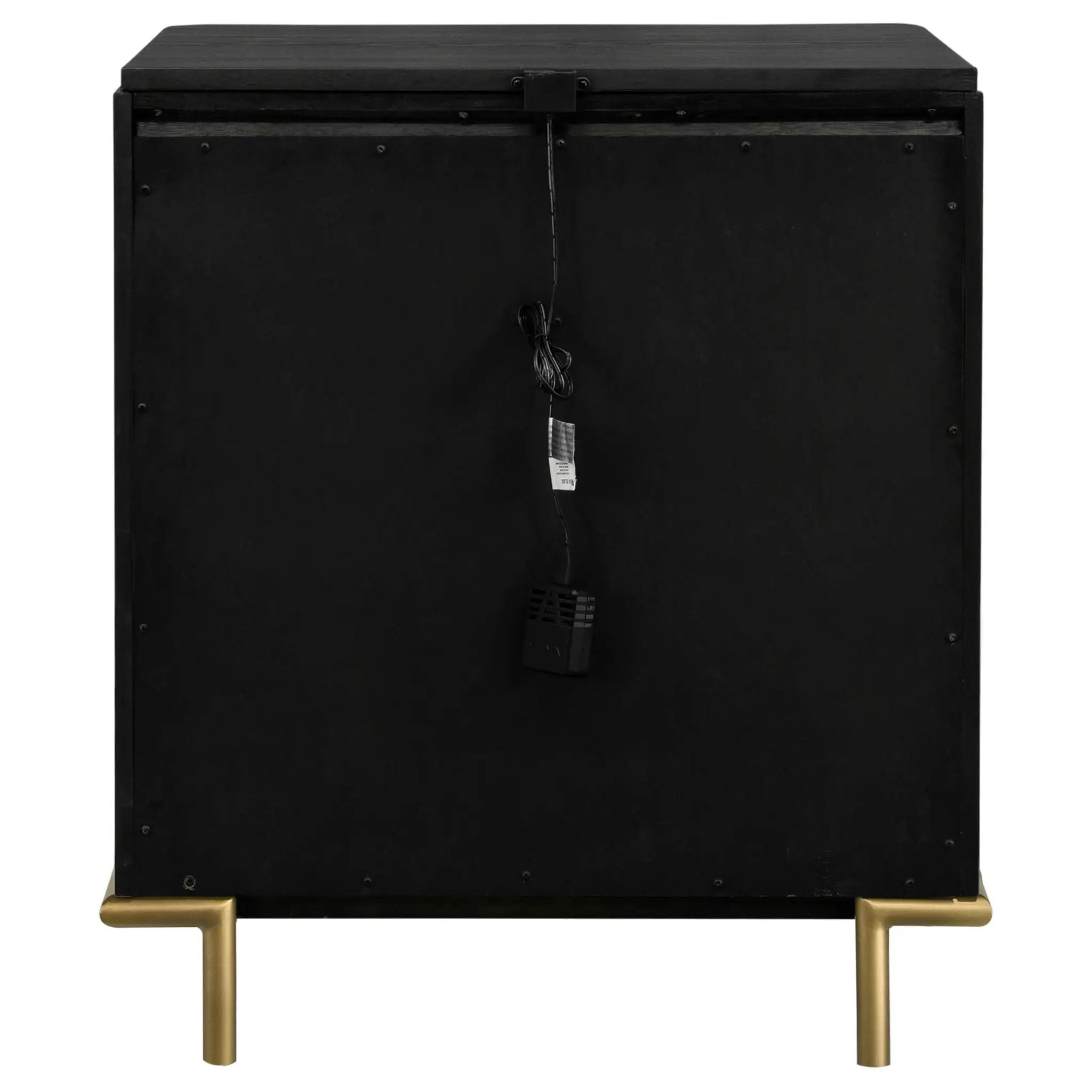 Arini 3-drawer Nightstand Black by Unique Piece Furniture