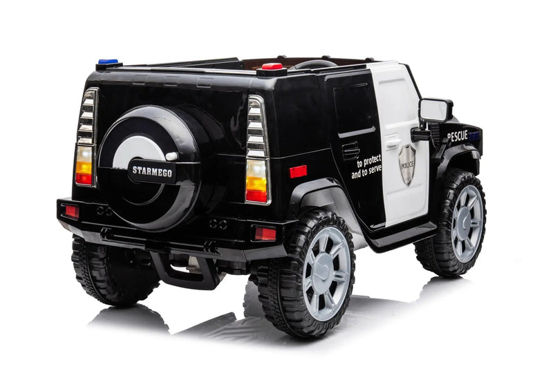 12V7A 30W*2 Four-Wheel Drive Seat One Button Start, Forward And Backward, High And Low Speed, Music, Front Light, Power Display, Two Doors Can Open, 2.4G R / C, Seat Belt Four Wheel Absorber by HouseOfZazla