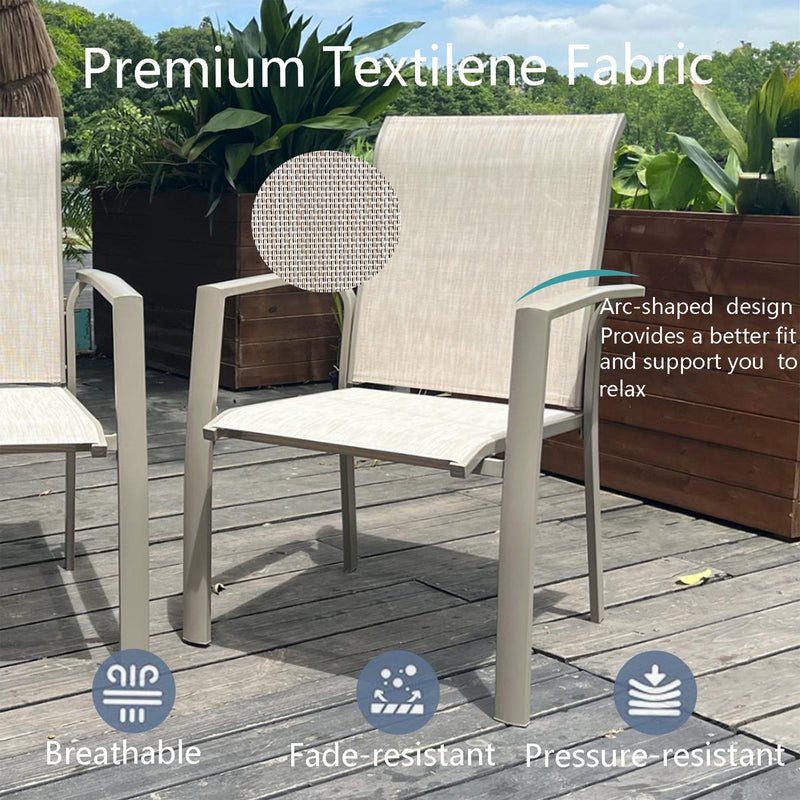 VRSHWO Garden Patio Chairs Set of 2 by HouseOfZazla