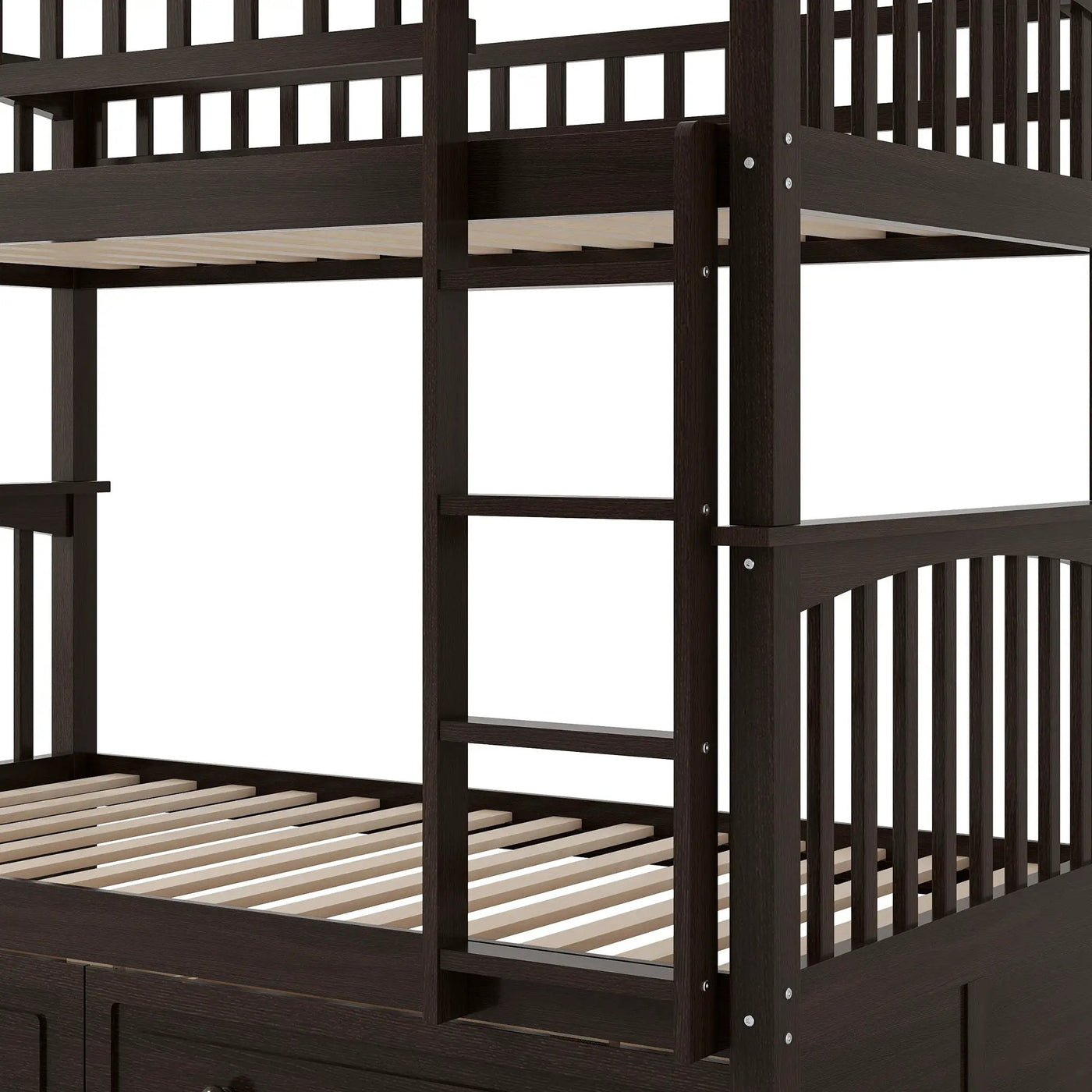 Bunk Bed With Drawers, Convertible Design by HouseOfZazla