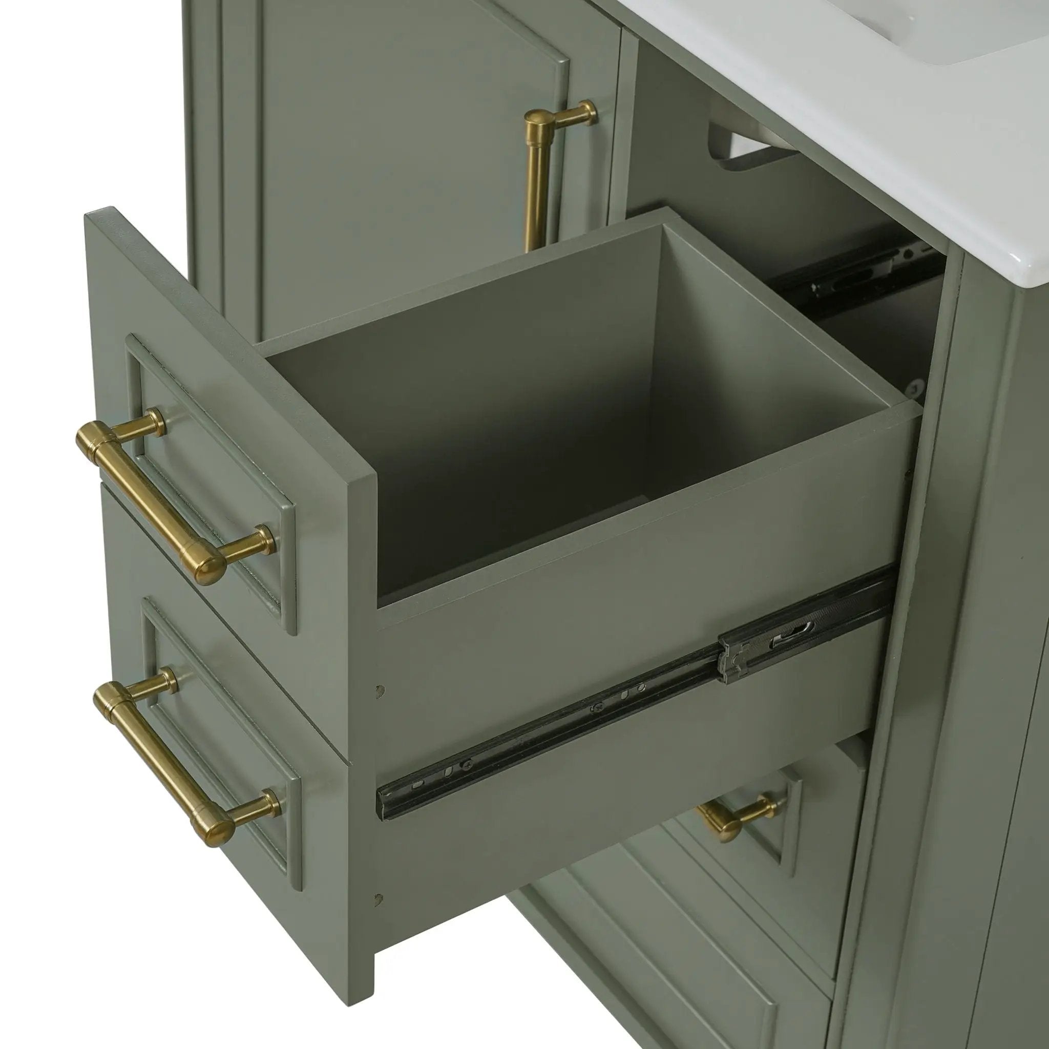 Traditional Bathroom Vanity Set With Soft Close Doors