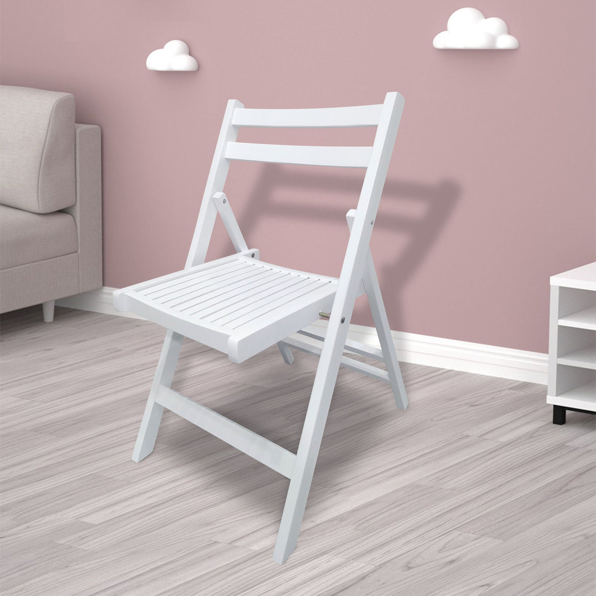 Foldable Solid Wood Special Event Chair Set - Set of 4 (Multiple Colors), photo 11 of 40