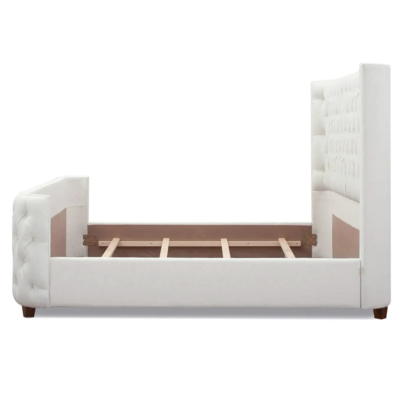 Brooklyn - Tufted Panel Bed Headboard And Footboard Set by HouseOfZazla