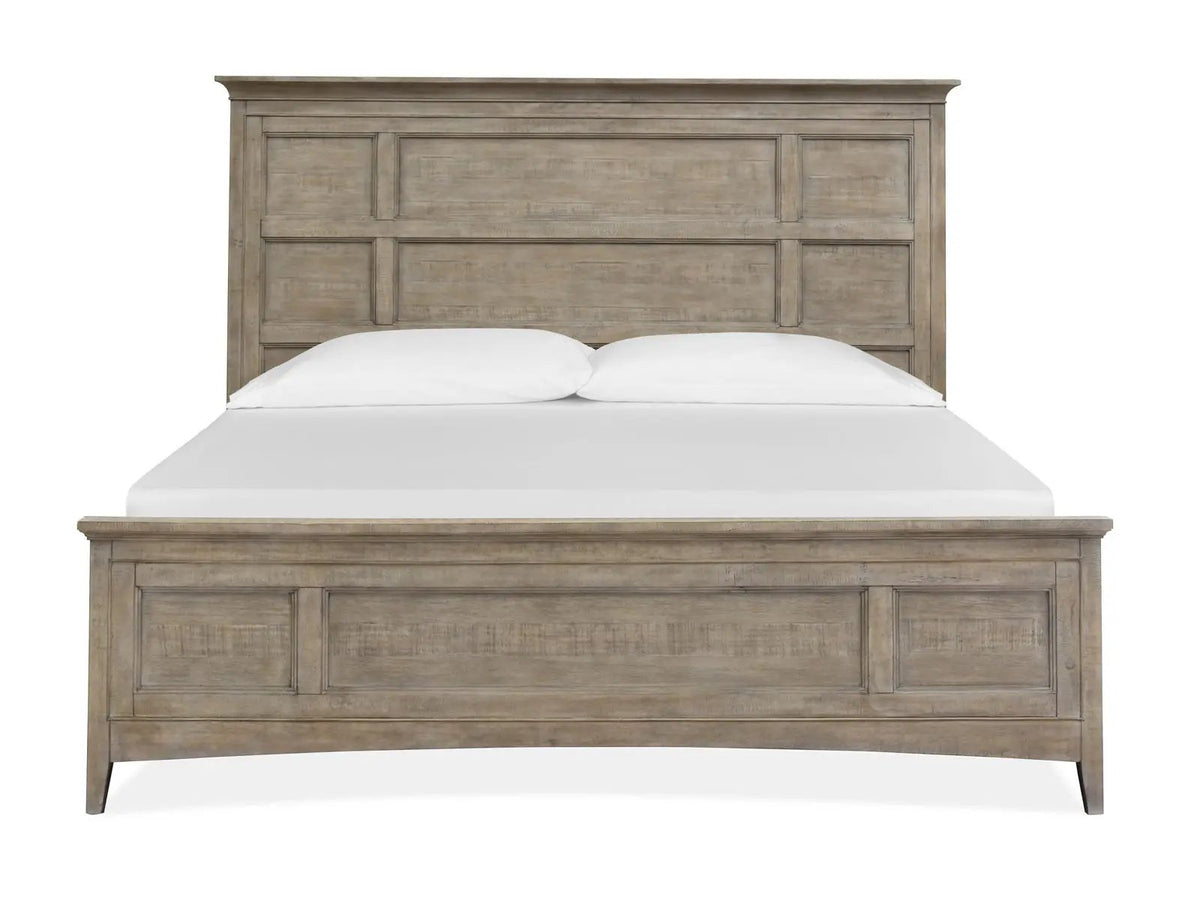 Paxton Place - Complete Panel Bed With Storage Rails, photo 2 of 7