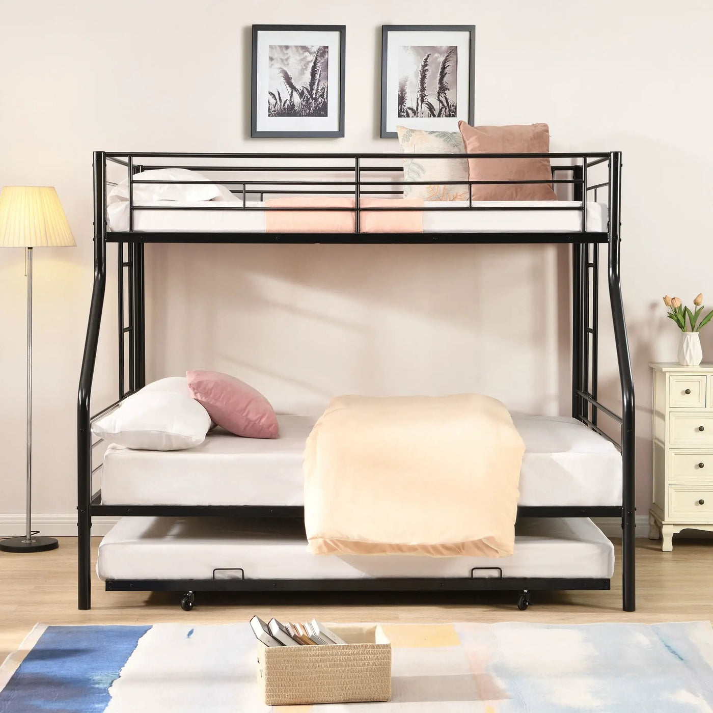 Modern Metal Bunk Bed by HouseOfZazla